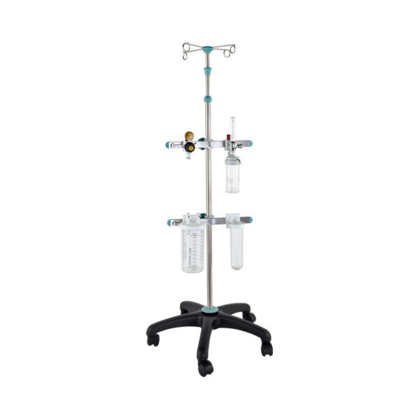 IV Pole Stand-Height Adjustable-With Rail